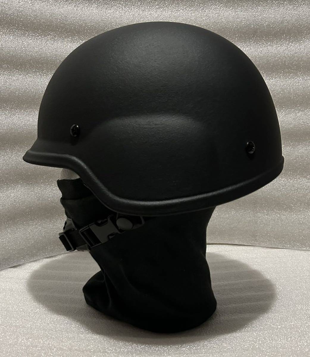 送料無料 防弾ヘルメット(実物) 2024 1製造 58〜62cm NIJレベル3a 9mm 357sig 44mag 新品 戦地取材 防災 警護 警備 の画像3