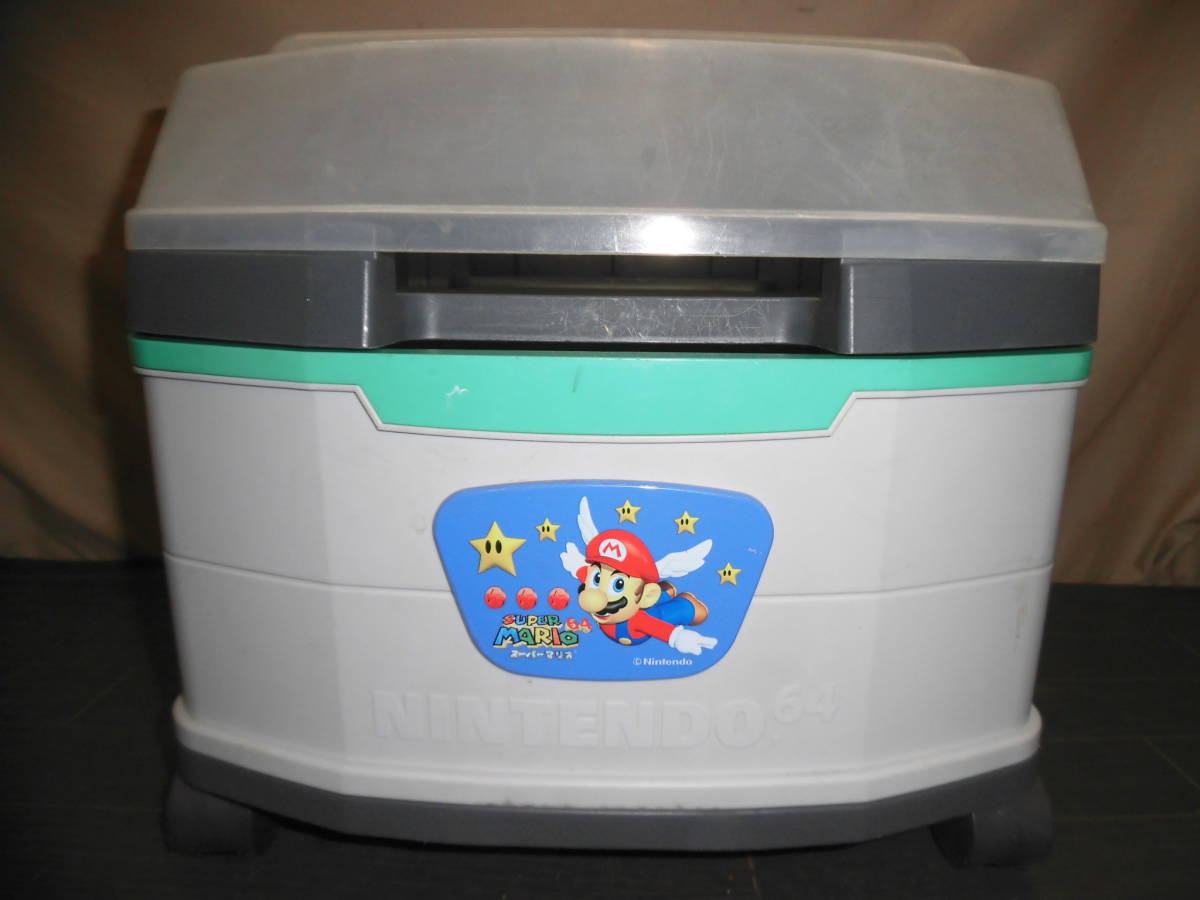 AA495 Nintendo64ソフト収納ボックス スーパーマリオ64 たっぷり収納/140の画像9