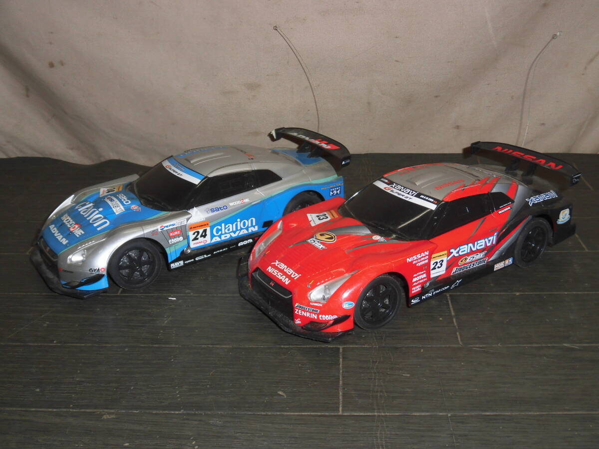 BB284 ★RC★ラジコンカー★まとめて2点お得セット★NISSAN★スカイラインGT-R★ホビー オモチャ 玩具/80_画像3