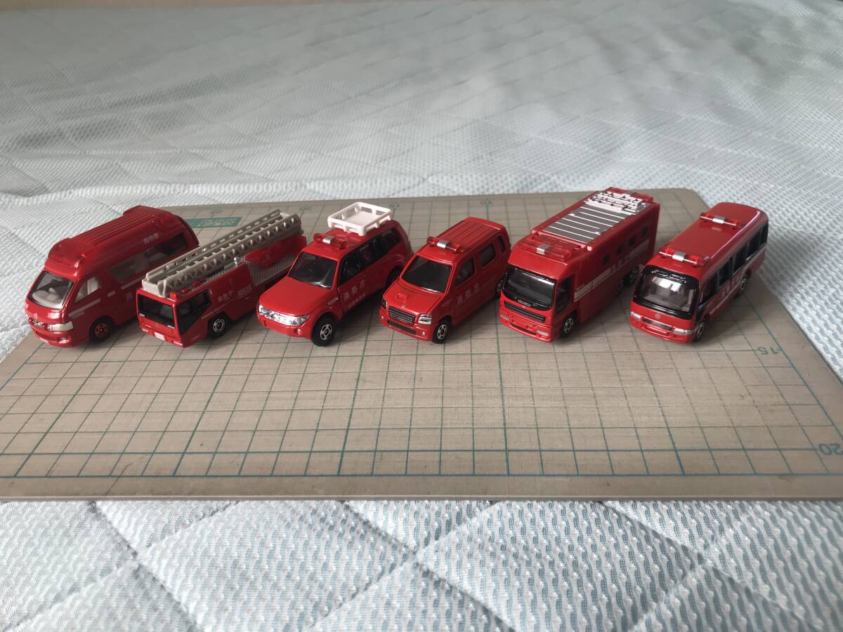 トミカ イオン 消防車タイプコレクション (6台セット)_画像5