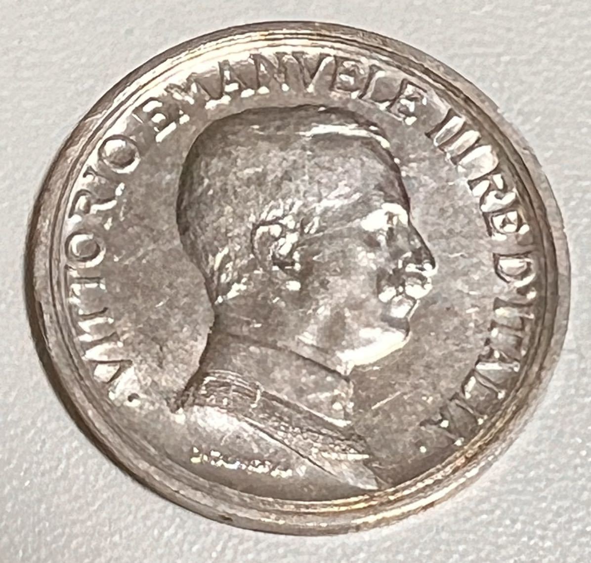 イタリア銀貨　1916 2リレ ビットーリオエマヌエレ3世 クアドリガ 10.0g_画像2