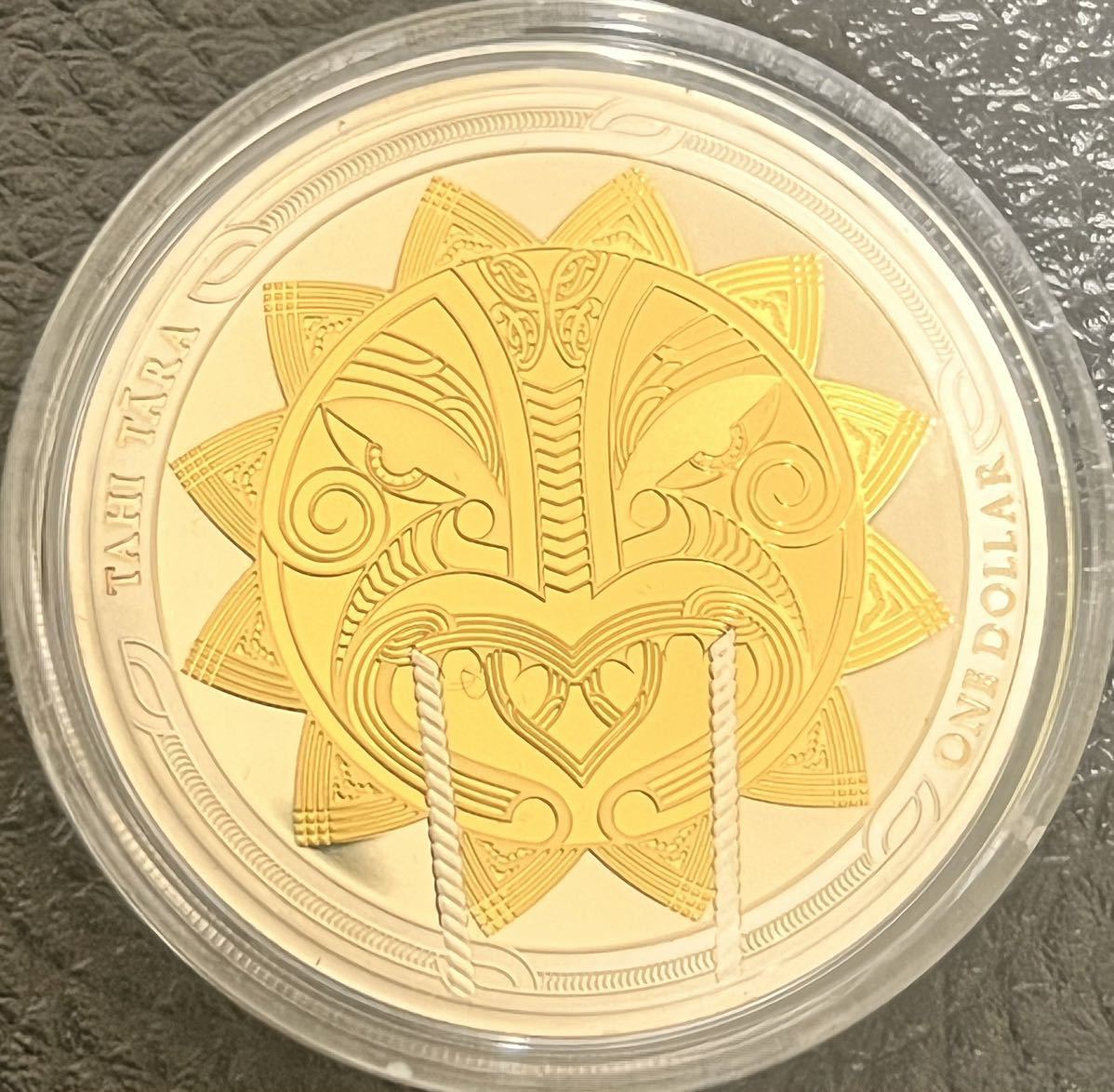 ニュージーランド銀貨　2枚SET 2008 1 NZドル　プルーフ　　　マオリと太陽　_画像4