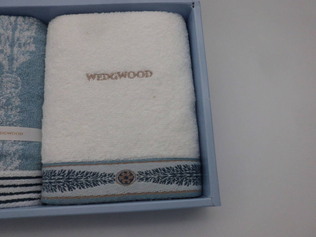 6611■■　新品！西川（WEDG WOOD)フェイスタオル（セット）（日本製）（色柄違い）■■_画像3