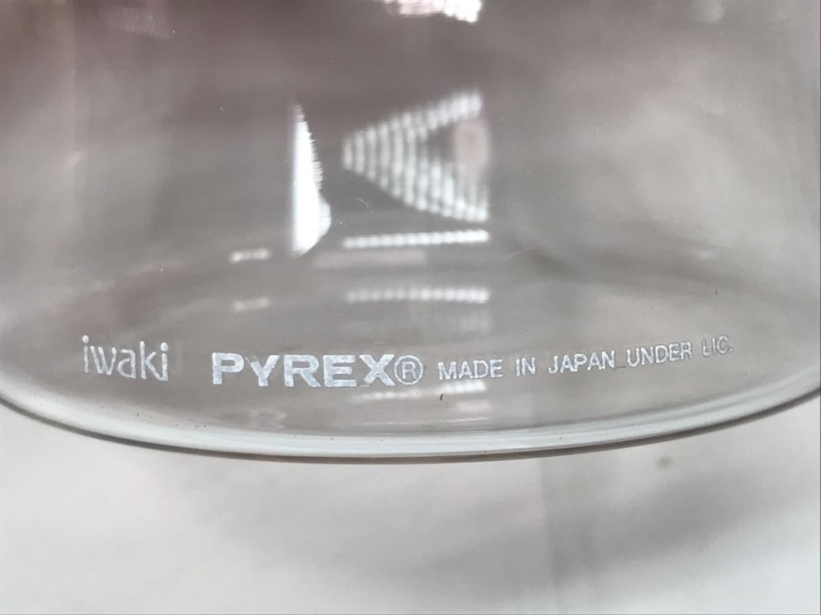 PYREX/パイレックス　パック＆レンジ　丸型（PX-PRN-40/８点セット）未使用　長期保管品　蓋付　保存容器　耐熱ガラス　iwaki　岩城硝子_画像5