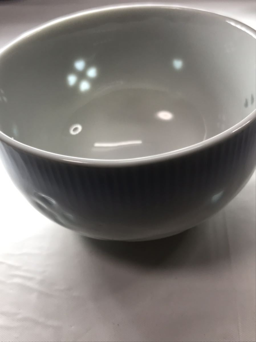 備前　有田焼　蛍　夢彩磁器　茶器揃（急須・湯呑、茶托/各5客）未使用　長期保管品　土瓶　煎茶道具　透かし　蓋付/ゆのみ/青系/可愛い_画像9