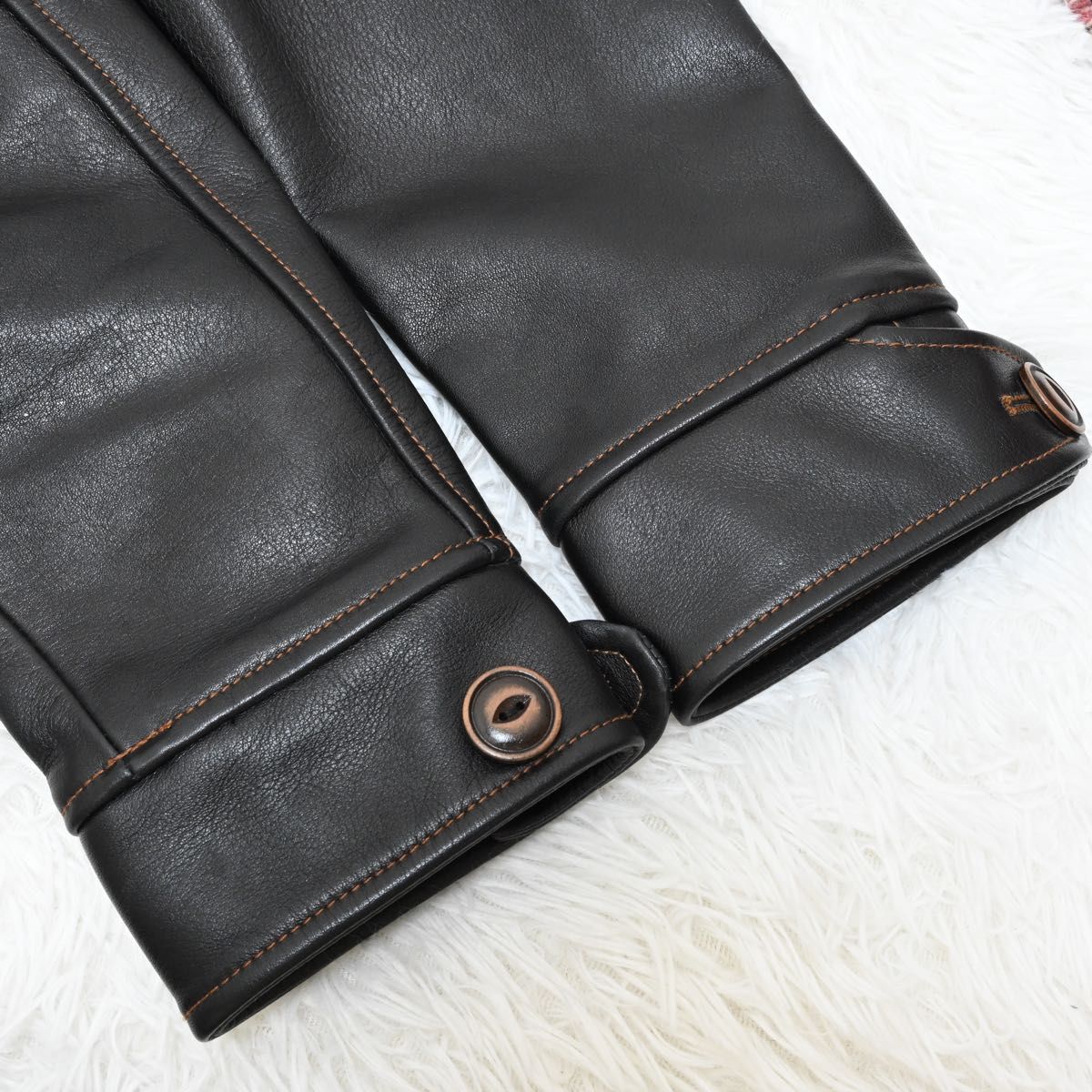 極美品　Curphey Leather ホースハイド　レザージャケット　馬革　ブラック