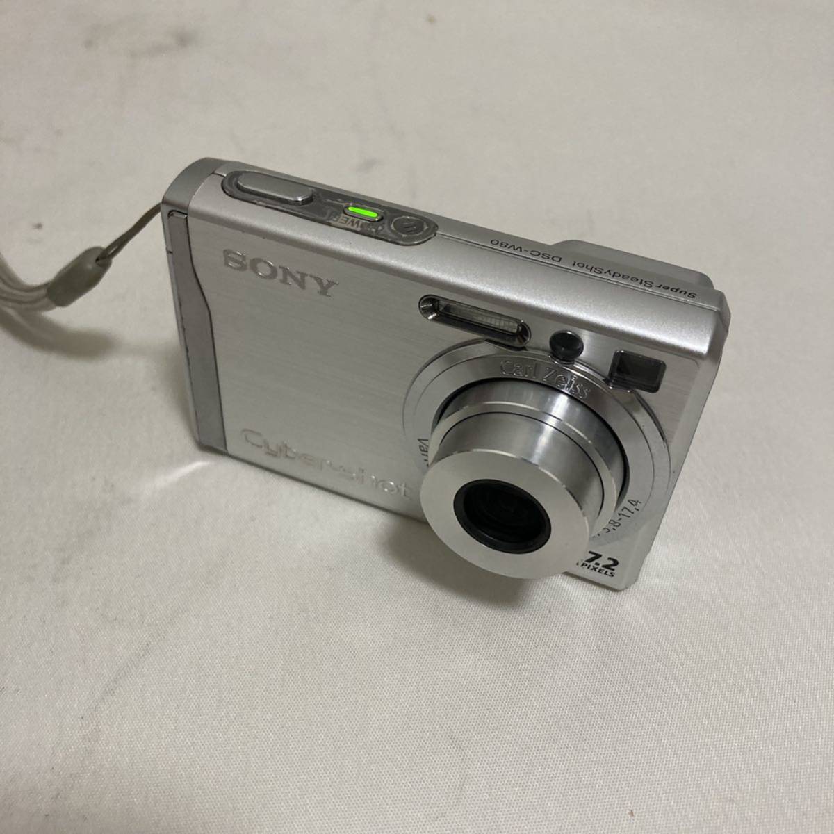 SONY DSC-W80 コンパクトデジタルカメラ バッテリーチャージャー付 _画像3