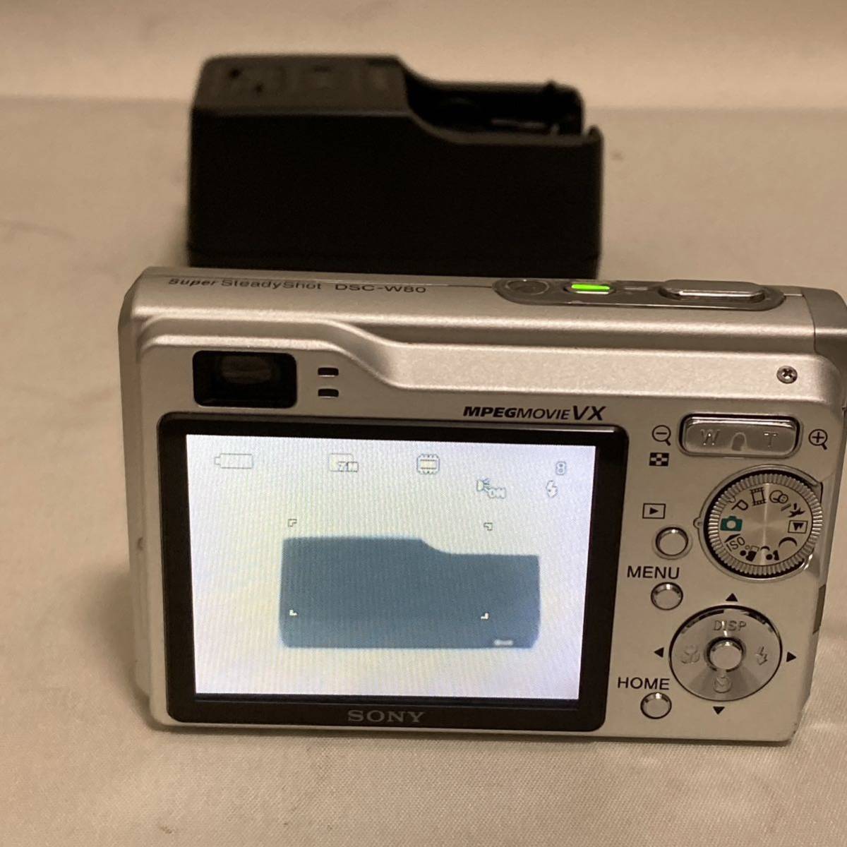 SONY DSC-W80 コンパクトデジタルカメラ バッテリーチャージャー付 _画像6