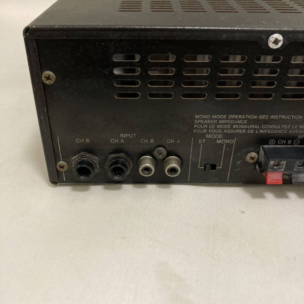 YAMAHA A100ステレオパワーアンプ Yahoo!オークション - YAMAHA ヤマハ パワーアンプ A100 通電