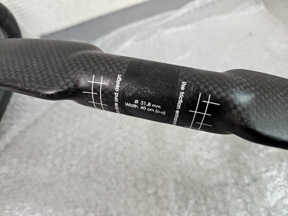 ■ 1円スタート売切り!! ■ メーカー不明 カーボンドロップハンドル 31.8 400mm ロード 同梱発送承中!!_画像3