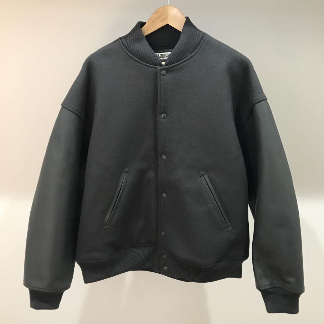 美品 COOTIE Wool Melton Stadium Jacket袖レザー｜Yahoo!フリマ（旧