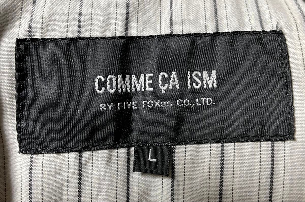 COMME CA ISM コムサイズム ブルゾン　ブラック　サイズL ジャケット ミリタリージャケット