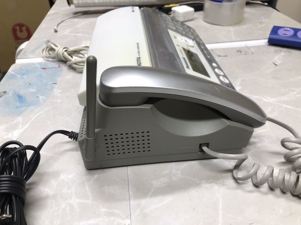 中古Panasonic パナソニック KX-PW506-S パーソナルファックス FAX 電話機_画像10