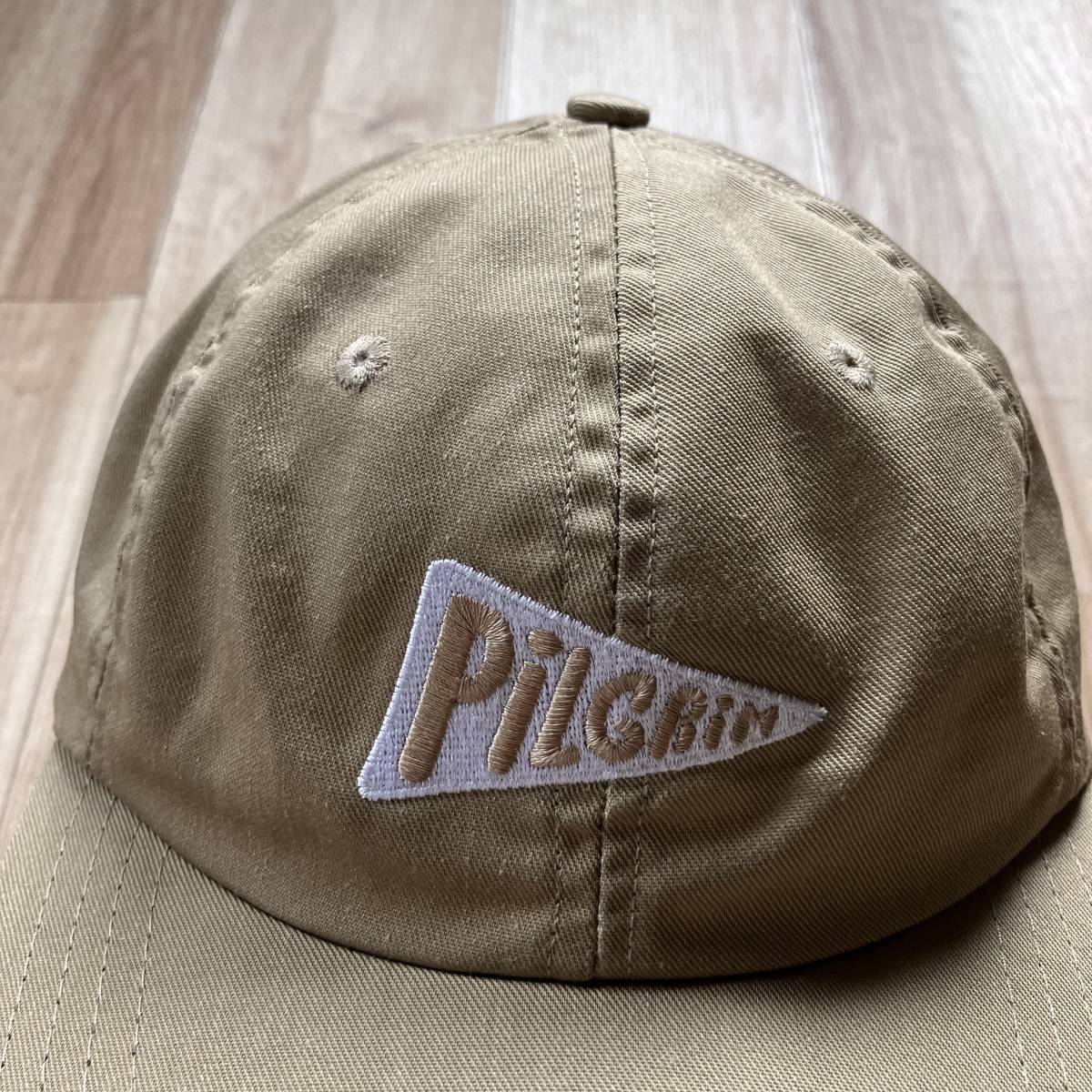 ★状態良好！pilgrim surf supply ピルグリム サーフ サプライ ジェット キャップ 帽子 ベージュ メンズ レディース／beams _画像4