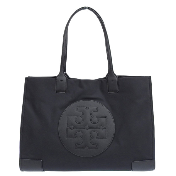 【中古】TORY BURCH トリーバーチ ナイロン エラ トートバッグ 80479 ブラック レディース gy