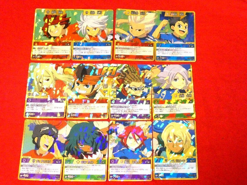 イナズマイレブン　ゴー　INAZUMA ELEVEN　GO　TradingCard　キラカードトレカ　世界強豪12枚セット_画像1