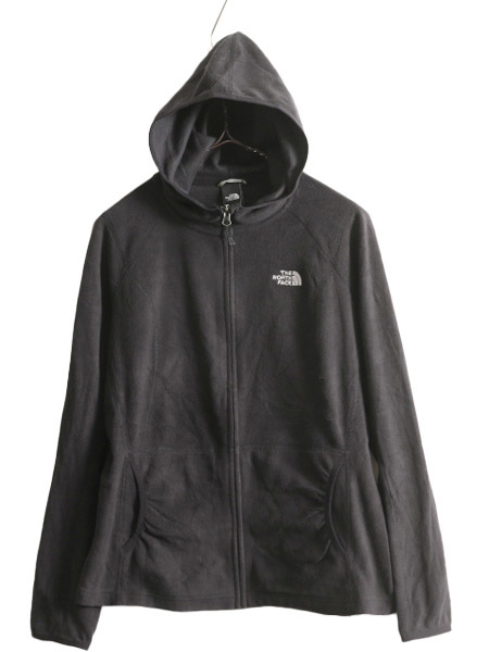 ノースフェイス フリース パーカー ジャケット レディース M The North Face アウトドア ジャンパー ブルゾン フルジップ ハイネック 薄手