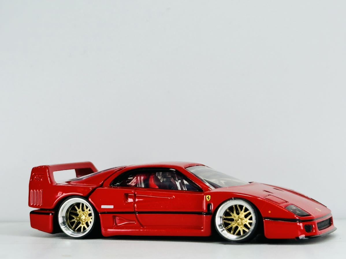 トミカプレミアム(改) フェラーリ F40 アルミ深リム_画像2