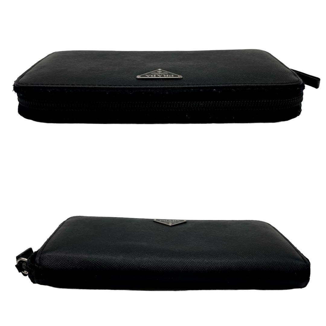 PRADA サフィアーノレザー長財布 黒 - 家具 PRADA サフィアーノレザー長財布 黒 - 家具