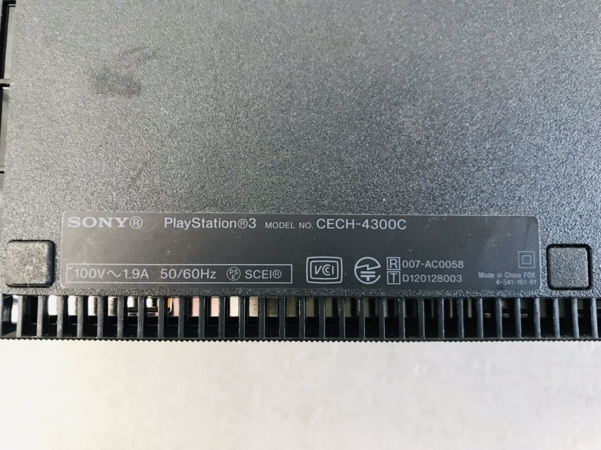 k0210-25★SONY PS3 CECH-4300C PlayStation3 プレステ3 本体 通電確認済み_画像8