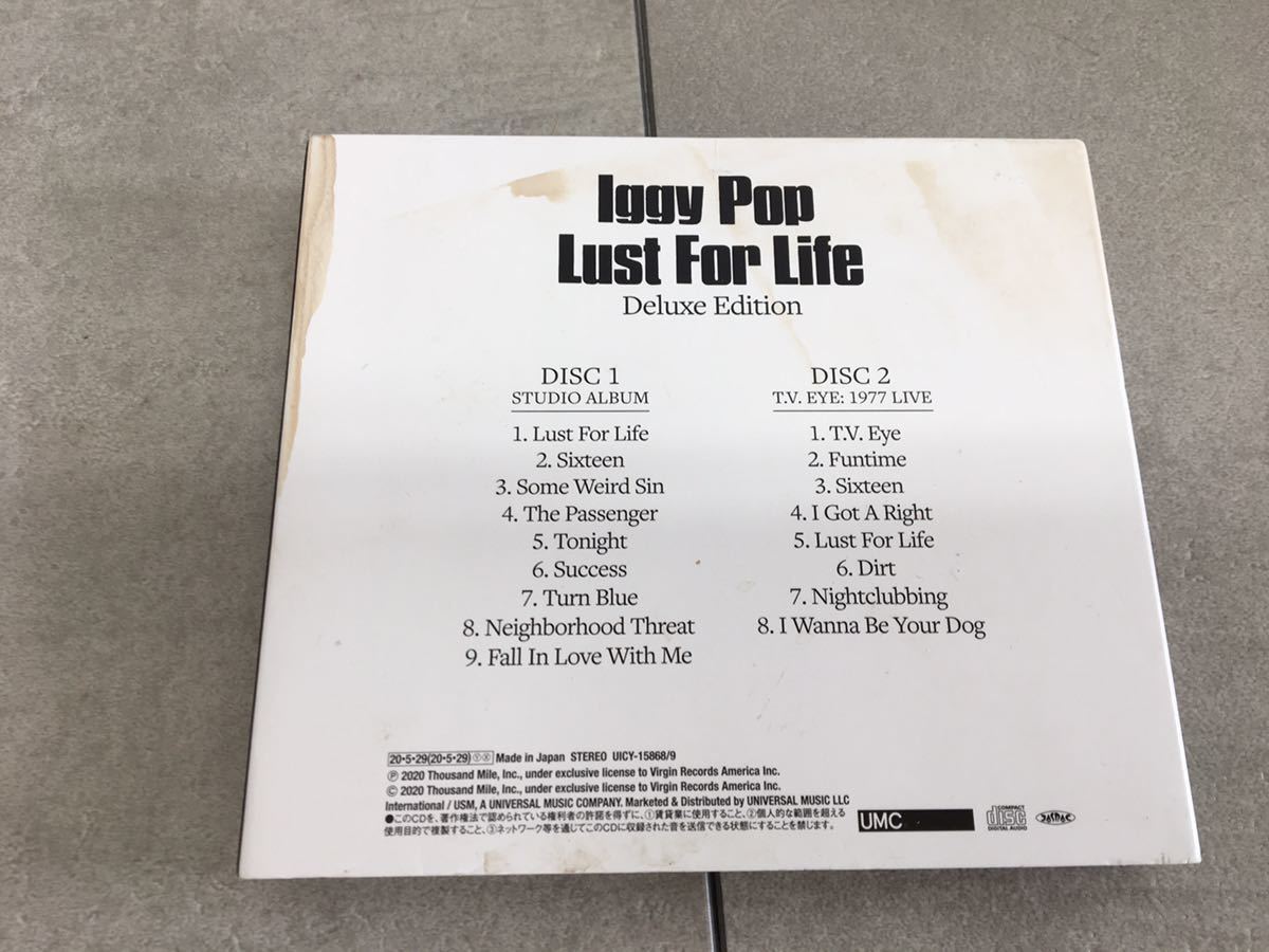 i0219-10★CD/Iggy POp/Lust For Life/The Idiot/アルバム2枚組/盤面状態良好の画像7