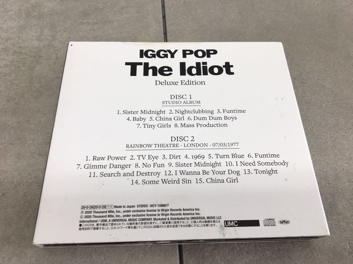 i0219-10★CD/Iggy POp/Lust For Life/The Idiot/アルバム2枚組/盤面状態良好の画像3