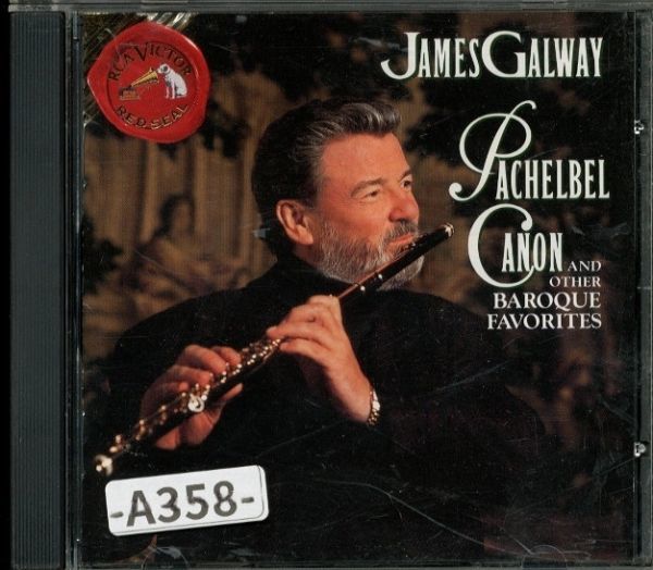 【BMG】ジェームズ・ゴールウェイ　バロック名曲集：パッヘルベルのカノン他　フルート　　-A358-　CD_画像1