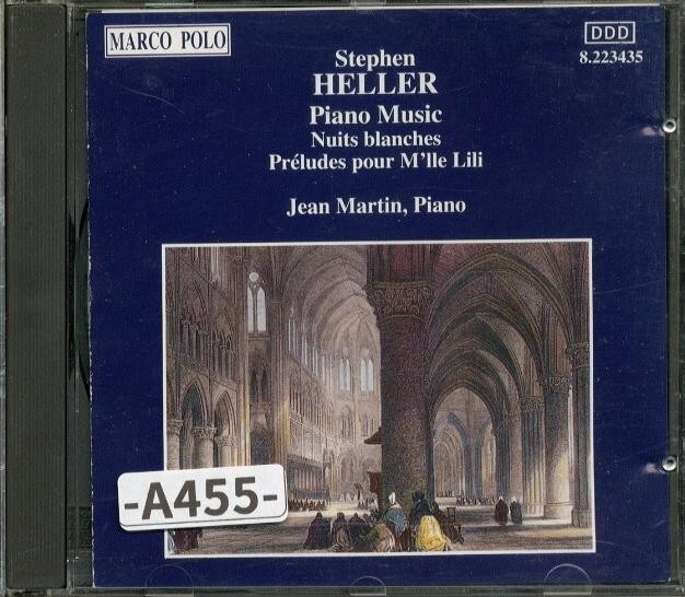 【MarcoPolo】 ステファン・ヘラー：白夜／リリ嬢のための前奏曲集　　 ジャン・マルタン　　-A455-　CD_画像1