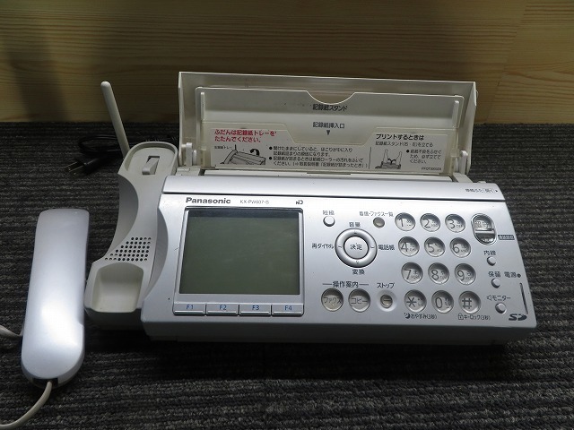 K☆Panasonic　パーソナルファックス　KX-PW607DL　固定電話機　現状品_画像2