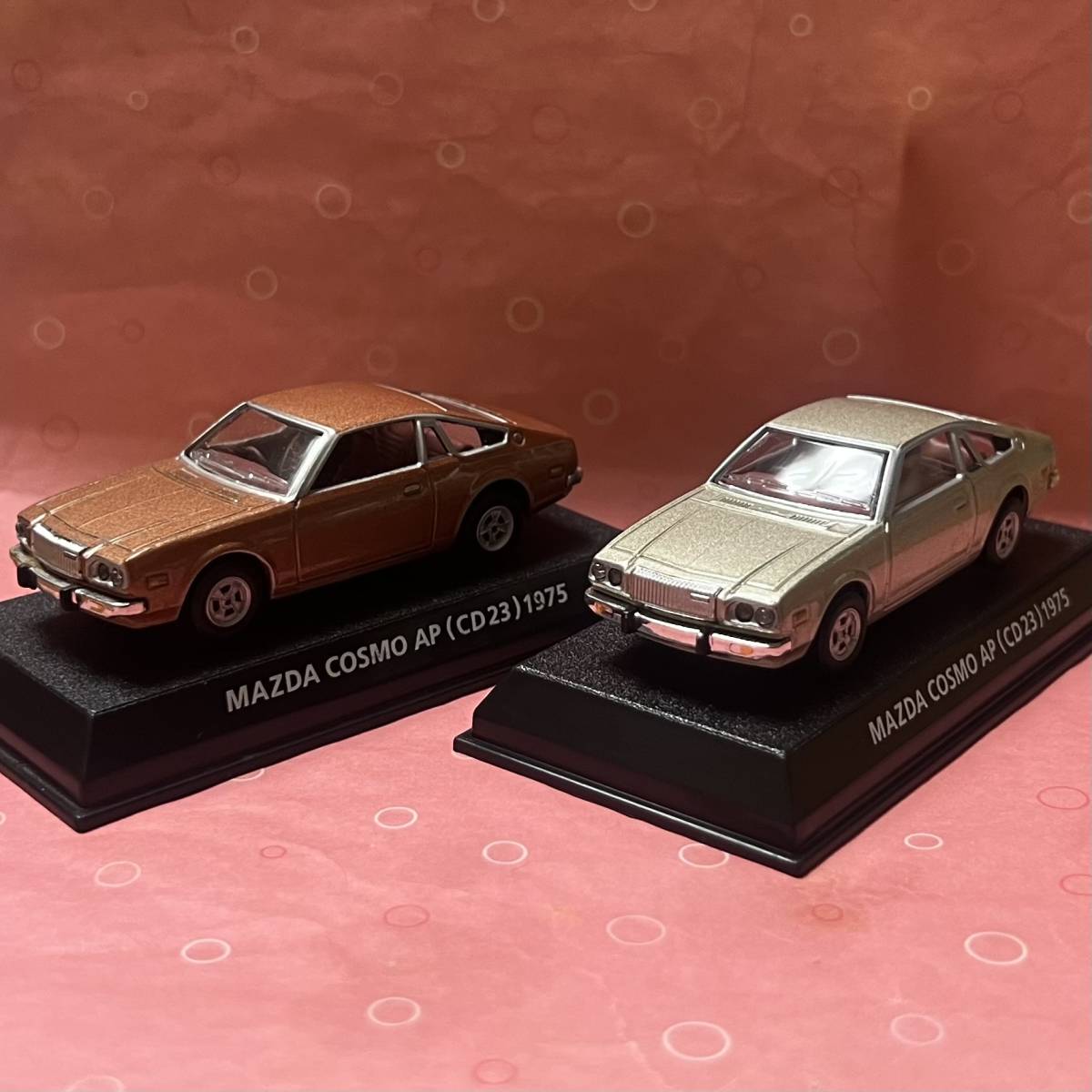 * распроданный известная машина коллекция Mazda Cosmo AP(CD23) 1975 незначительный Gold & медь 2 шт. set.... ..*.. прекрасный ..[.. блиц-цена ] включая доставку 