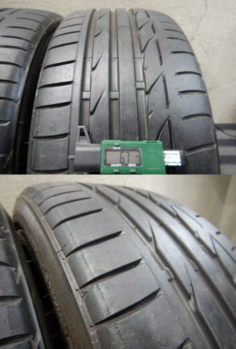 J7T8687■225/40R19 255/35R19 BRIDGESTONE POTENZA S001 BMW純正 Mスポーツ 8J 8.5J PCD120★条件付送料無料★ランフラット M3_画像8