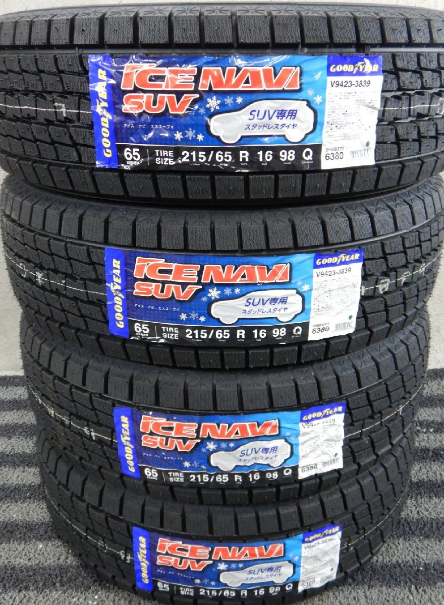 2023 year made new goods 4ps.@ price yaT8674#215/65R16 GOOD YEAR ICENAVI SUV studdless tires * conditions attaching free shipping * Ice navigation 