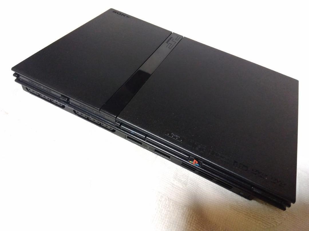 【美品!レンズ交換済】本体 薄型 PS2 SCPH-70000 ※77 美品 レンズ交換済】薄型プレステ2 SCPH-70000 箱付 PS2 00