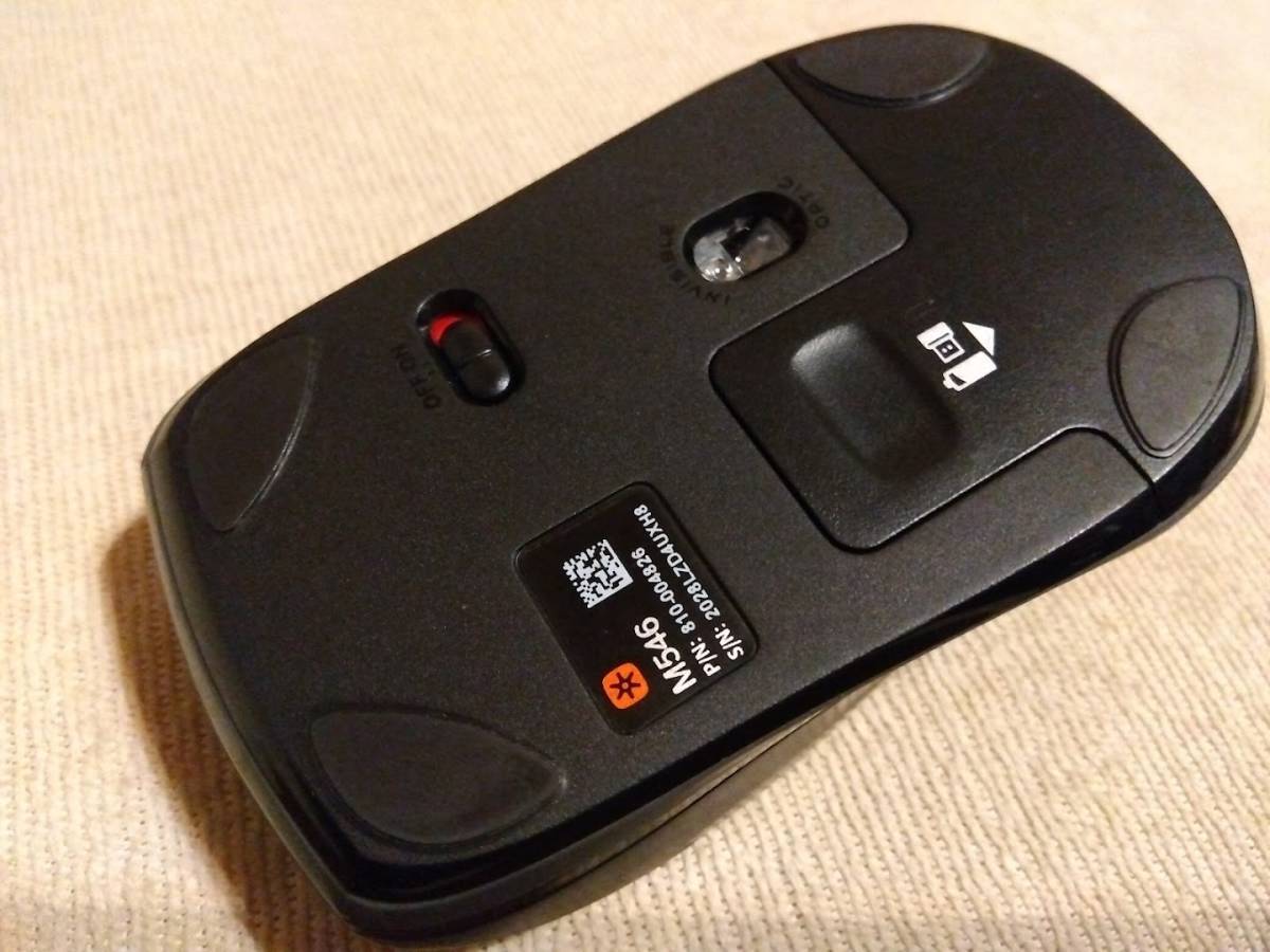 【廃盤】logicool M546BD ７ボタン ワイヤレスマウス 中古の画像5
