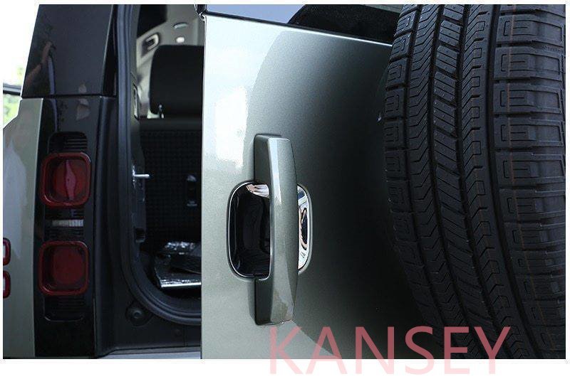ABS クローム 外装 カスタム 高品質 ランドローバーディフェンダー110 130 2020 ドア ボウル 装飾 カバートリム_画像3