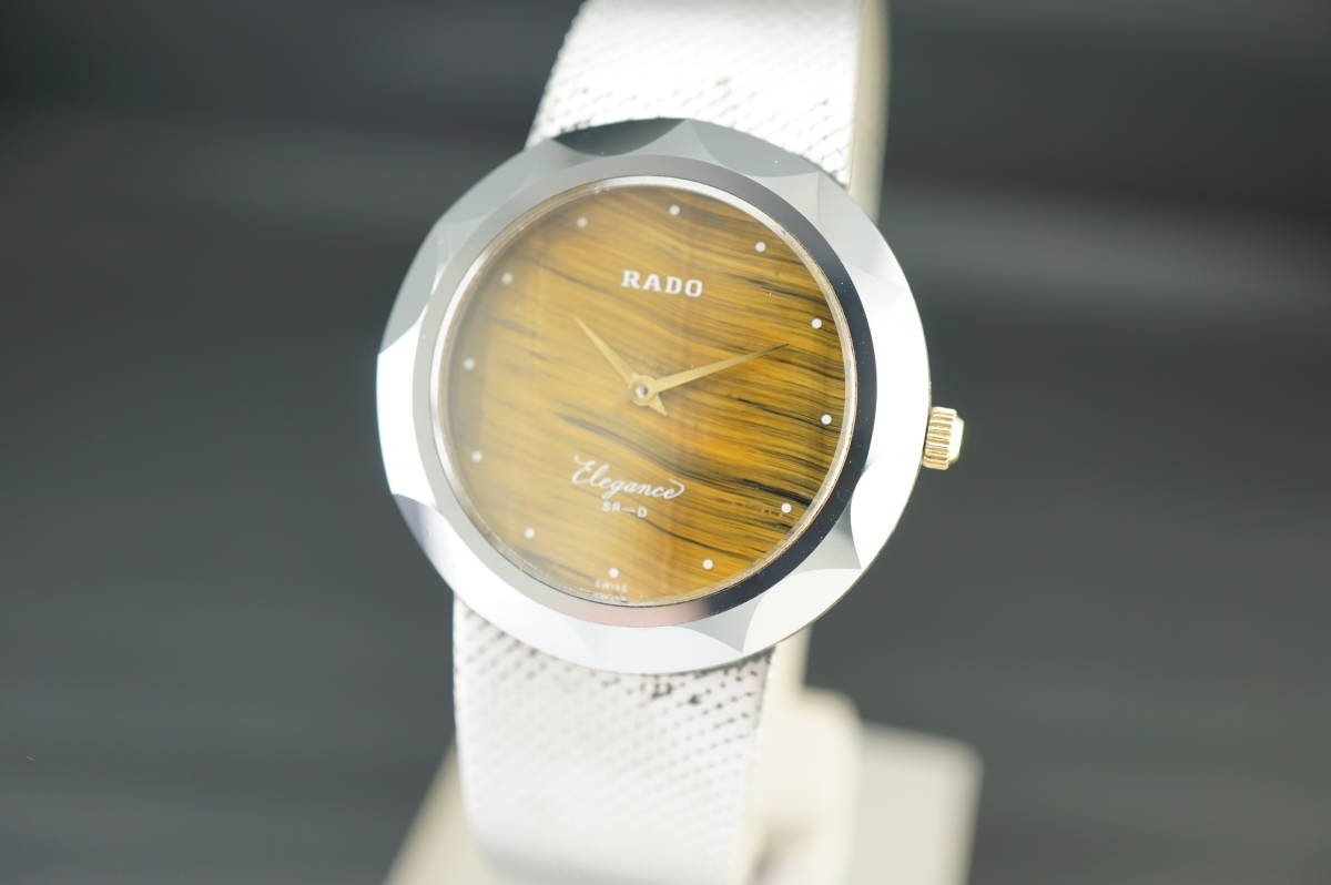 【B1/20-Y M07】★RADO/ラドー エレガンス SR-D 手巻 メンズ腕時計 稼働品★_画像3