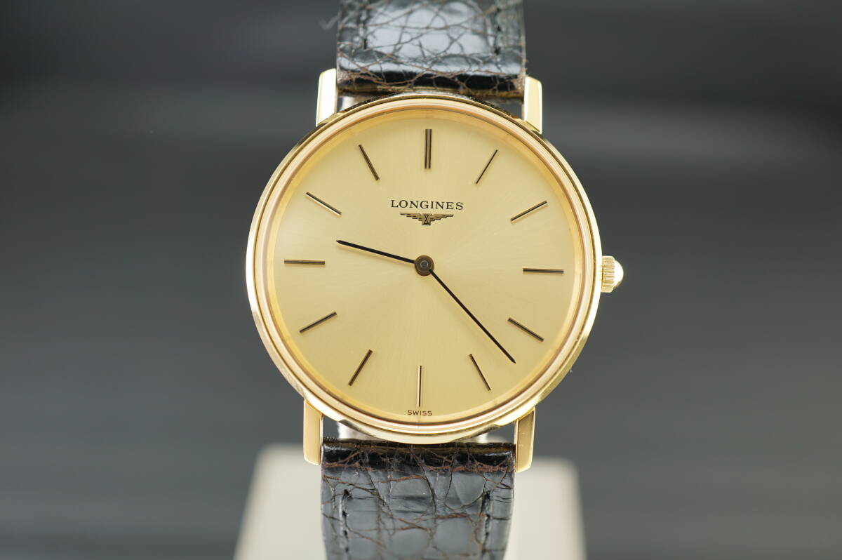 全ての クオーツ グランドクラッシック A90】★LONGINES/ロンジン 美品♪【P1/20-24 L7.672.2 電池交換済み稼働品★ メンズ グランドクラシック