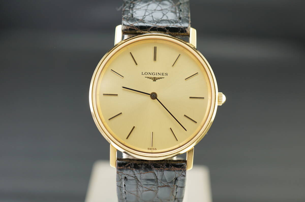 美品♪【P1/20-24 A90】★LONGINES/ロンジン グランドクラッシック クオーツ L7.672.2 メンズ 電池交換済み稼働品★_画像1