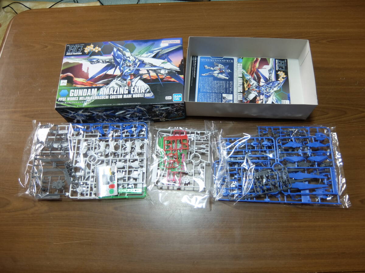 未組立品 1/144 機動戦士ガンダム GUNDAM AMAZING EXIA PPSE WORK MEIJIN KAWAGUCHI CUSTOM MADE バンダイ プラモデル ガンプラ_画像4