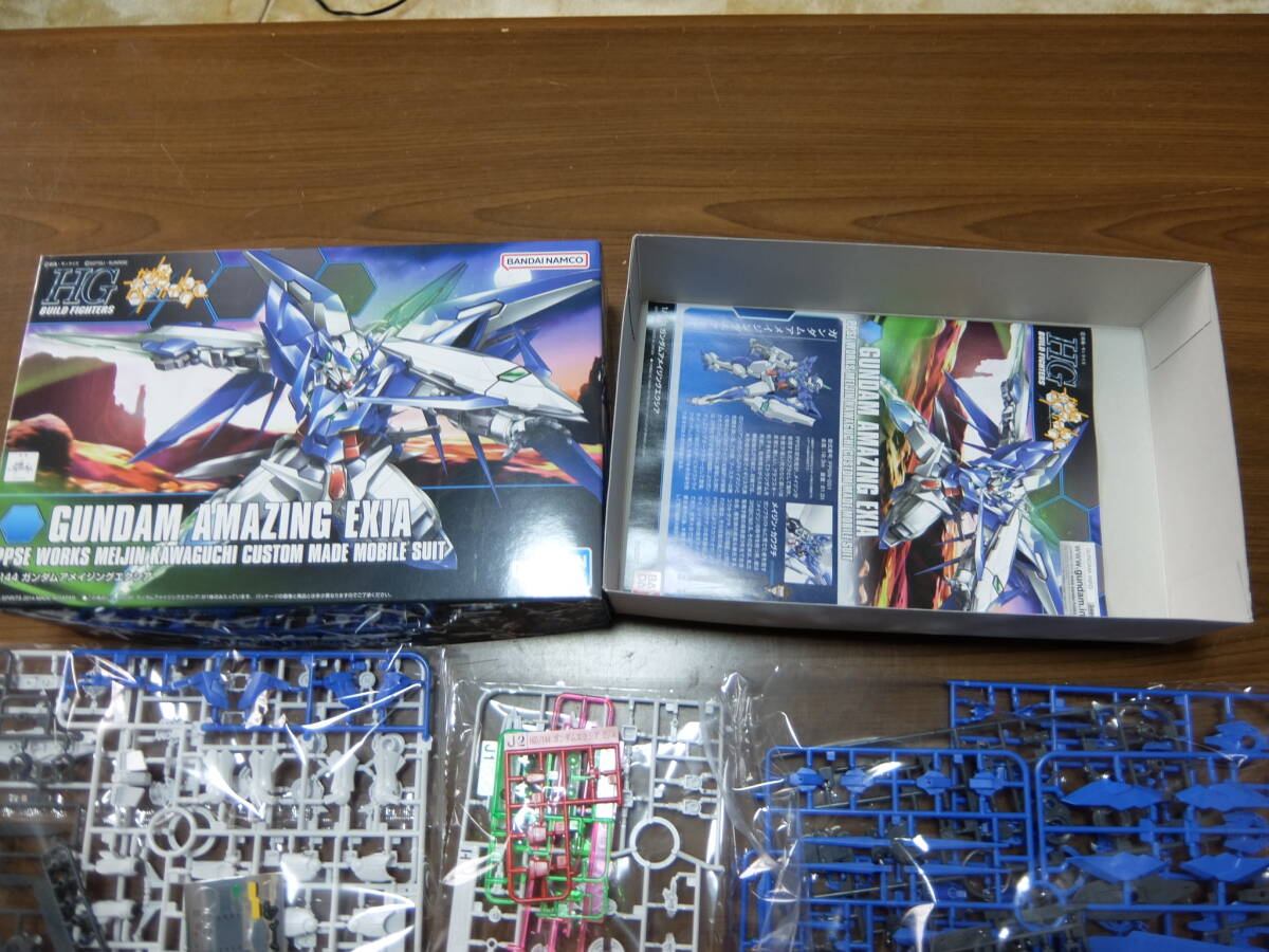 未組立品 1/144 機動戦士ガンダム GUNDAM AMAZING EXIA PPSE WORK MEIJIN KAWAGUCHI CUSTOM MADE バンダイ プラモデル ガンプラ_画像5