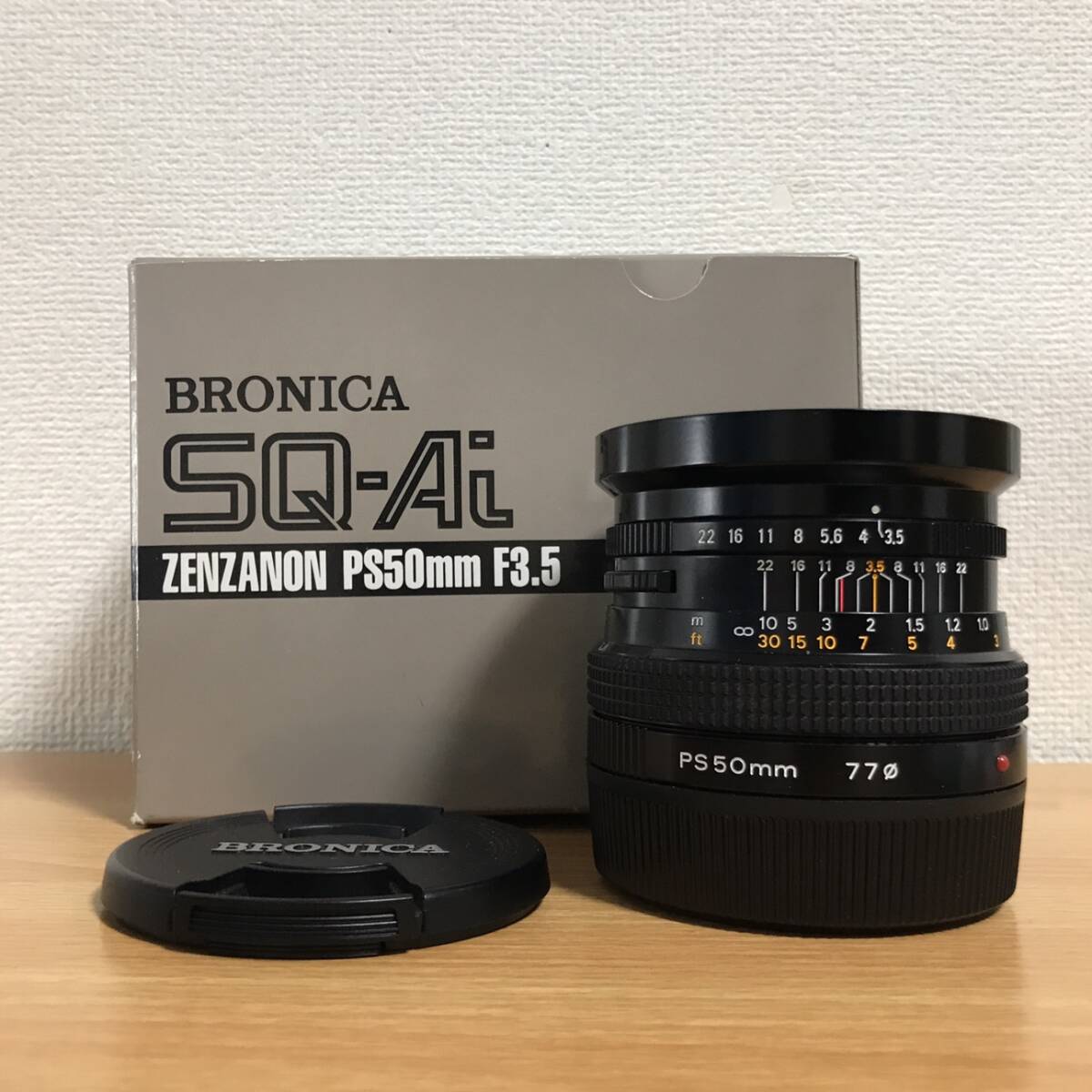 ZENZA BRONICA SQ 系用 ZENZANON PS50mm F3.5　難あり品_画像1