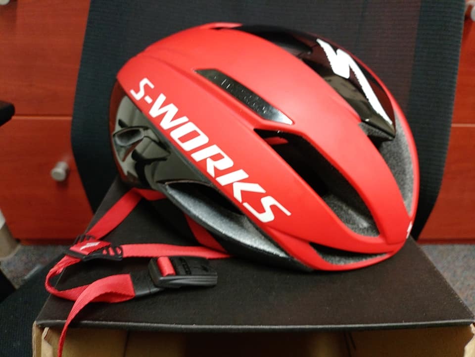 S-WORKS EVADE II HLMT ANGI MIPS CE TEAM RED/BLK ASIA M EVADE2 サイズM 2019年製_画像3