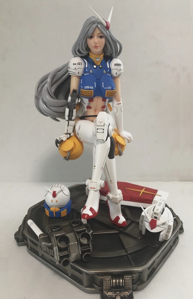 MMS x CHAOS☆1/6☆RX-78-2 ガンダムコスプレ少女スタチュー MMS x CHAOS☆1/6☆RX-78-2 ガンダムコスプレ少女スタチュー
