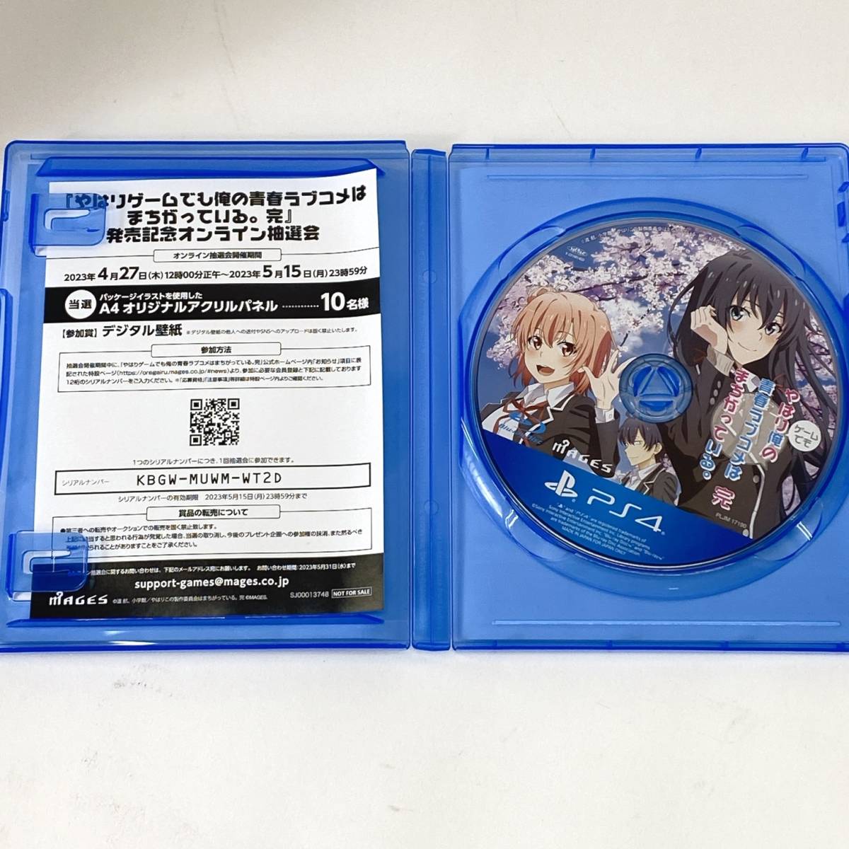 1スタ やはりゲームでも俺の青春ラブコメはまちがっている。完 限定版 特典 OVA Blu-ray やはり俺の青春ラブコメはまちがっている 現状 菊E_画像8