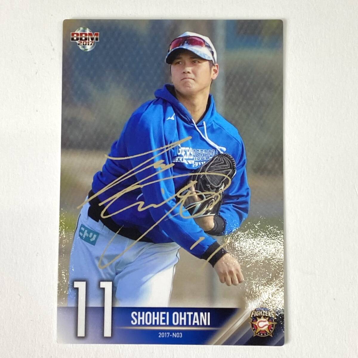 大谷翔平/Shohei Ohtani ホームランソーセージカード BBM 2017-N03 北海道 日本ハムファイターズ FIGHTERS 24b菊HG_画像1