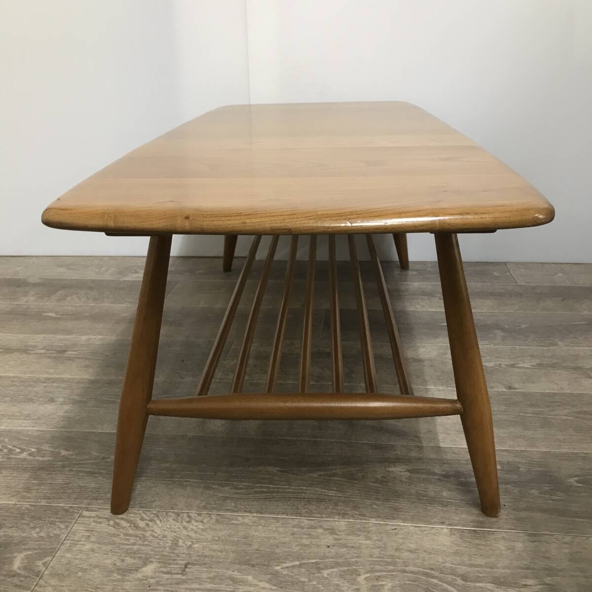 札幌発 ERCOL アーコール ローテーブル センターテーブル コーヒーテーブル 木製 座卓 イギリス 英国 24b菊HG_画像4