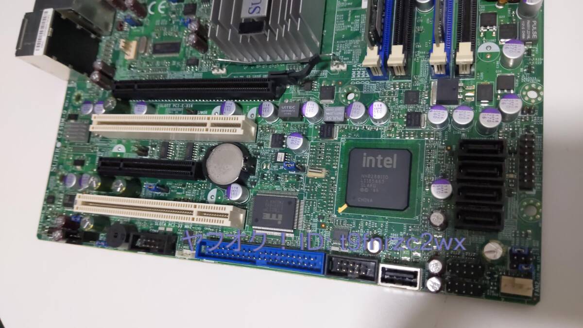 SUPER MICRO C2SBM-Q マザーボード LGA 775 MicroATX Intel CPU Core 2 Duo 6700 2.66GHz メモリ2GB BIOS起動確認済 ジャンクPCパーツの画像4