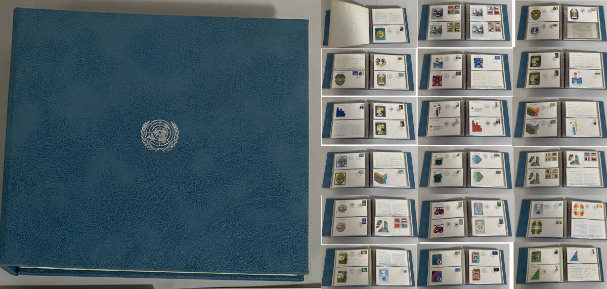 国際連合 ファーストデーカバーコレクション 切手・カシェ封筒 60枚以上の画像1