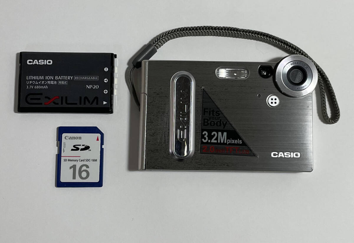 デジタルカメラ カシオ(CASIO) EXILIM EX-S3 中古品 収納ケースあり 訳あり_画像1