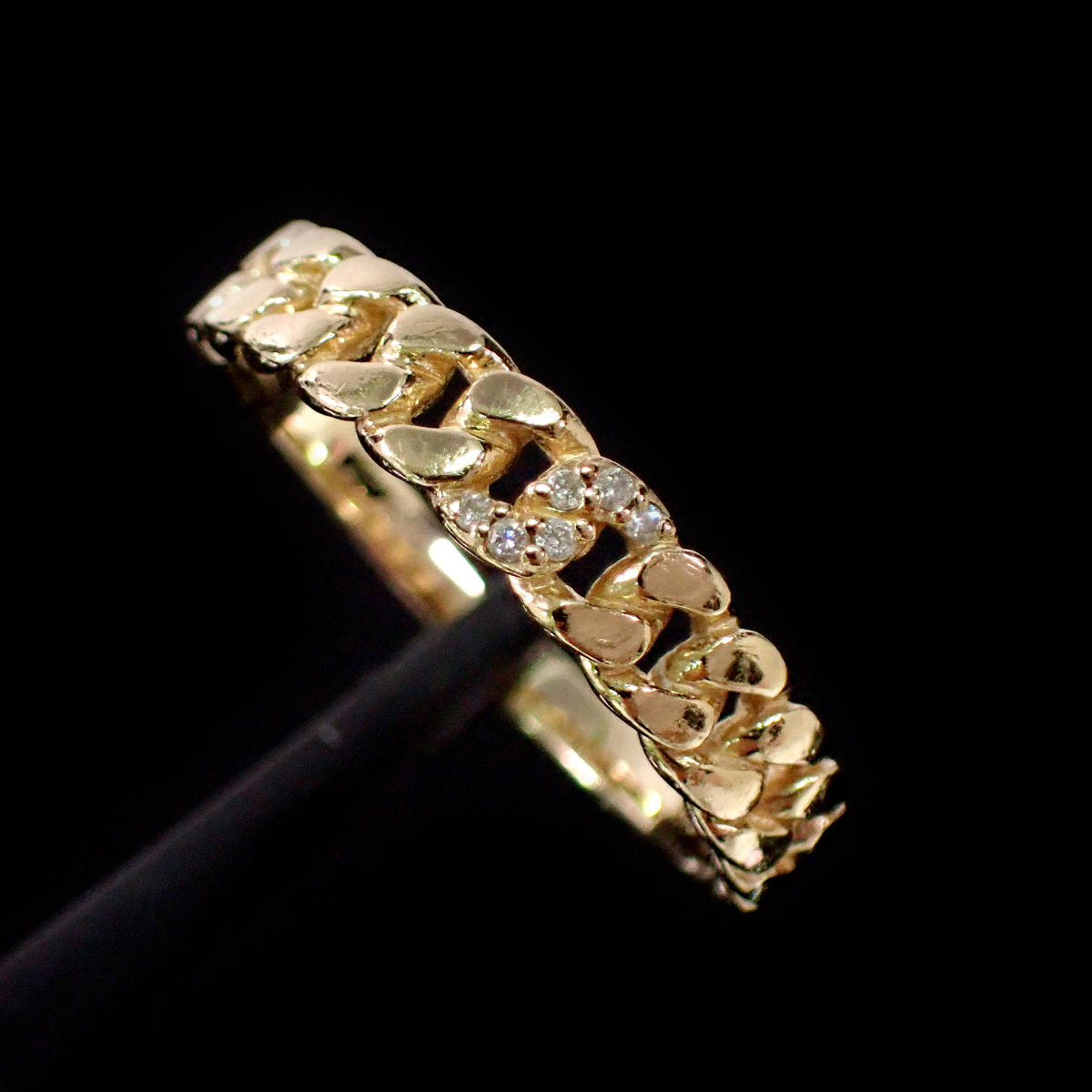 AVALANCHE Diamond 10K Yellow Gold Ring 13号 アヴァランチ ダイヤモンド イエローゴールド リング 1-9778-01_画像7